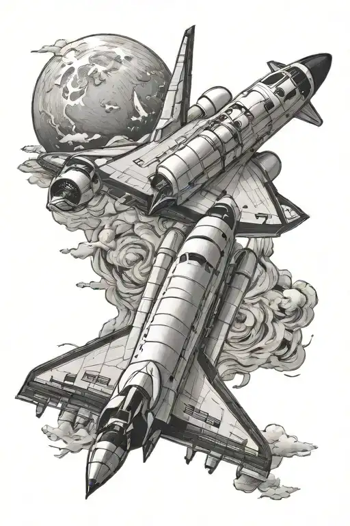 Space Shuttle Launching