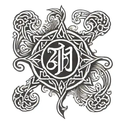 Hebrew Word Chai Symbol