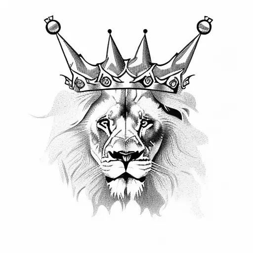 Lion With Crown