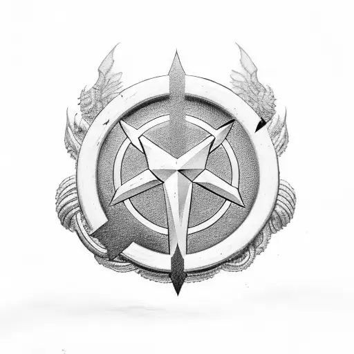 Marine Symbol With Marvel Theme