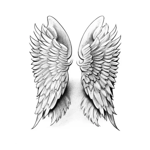 Angel Wings With The Name Noah Lee