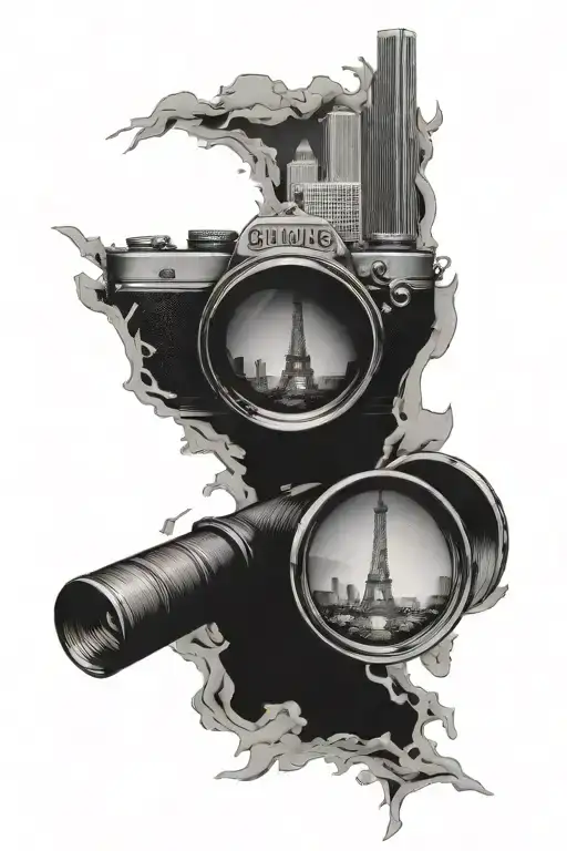 Smugg Las Vegas Background Looking Through Lens