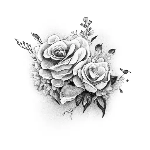 Feminine Floral With Wildlife