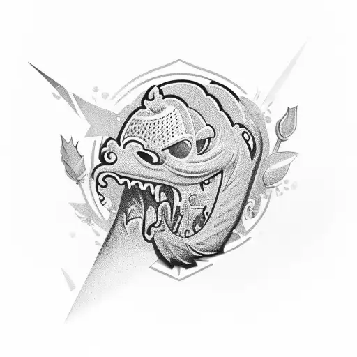 Black Lettering Of The Word Bowa