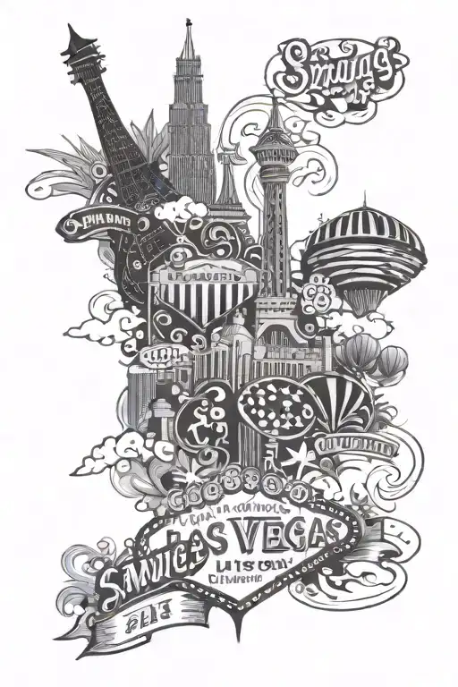 Smugg Las Vegas Background Black And White