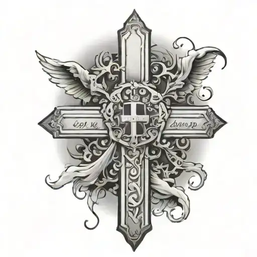 Cross With Bible Verse