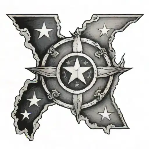 Tennessee Tri Star And Cross