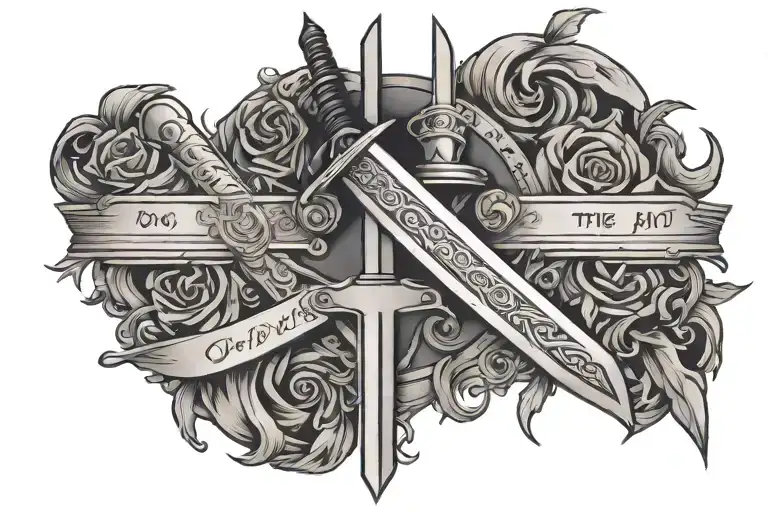 Sword That Says Do It For The Plot Along The Blade