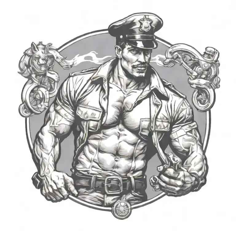 Tom Of Finland Pinup Style