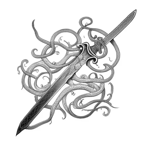 Sword With Vines