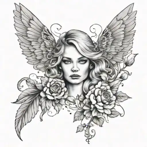 A Line Art Tattoo Reflecting Unrequited Love For The Girl Olesya