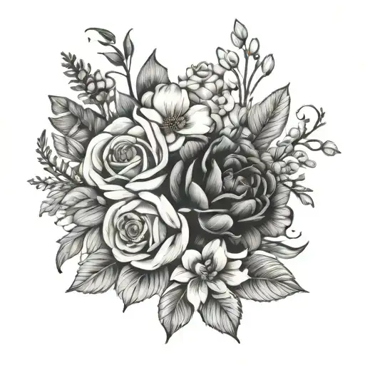 Flower Bouquet Of October And November Birth Flower