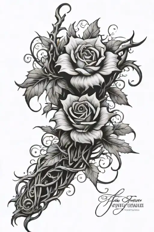 Thorn Vine Wrap My Arm