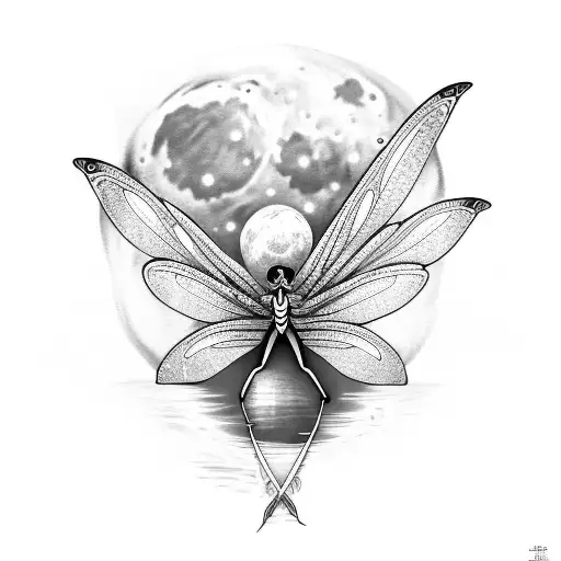Moon Fairy Dragonfly