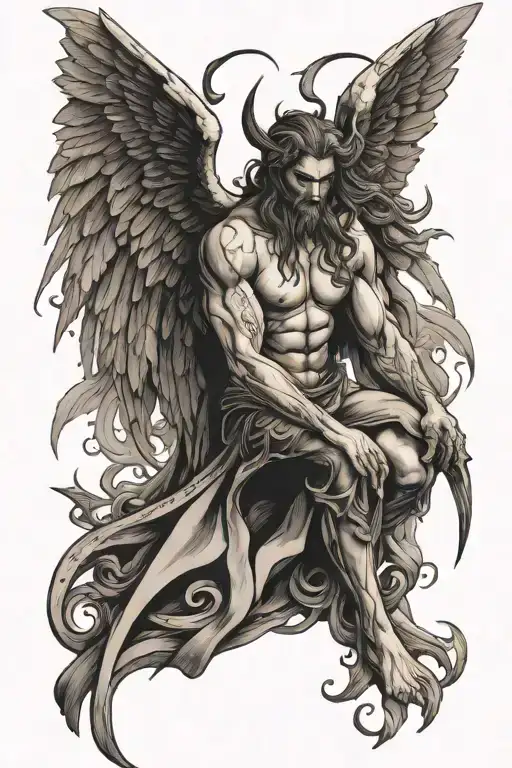 Fallen Angel Lucifer The Sin