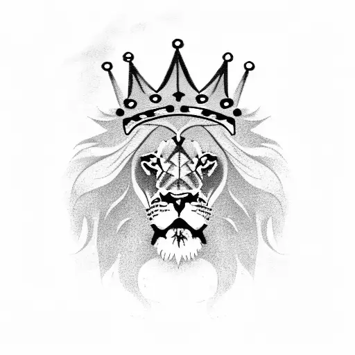 Lion With Crown