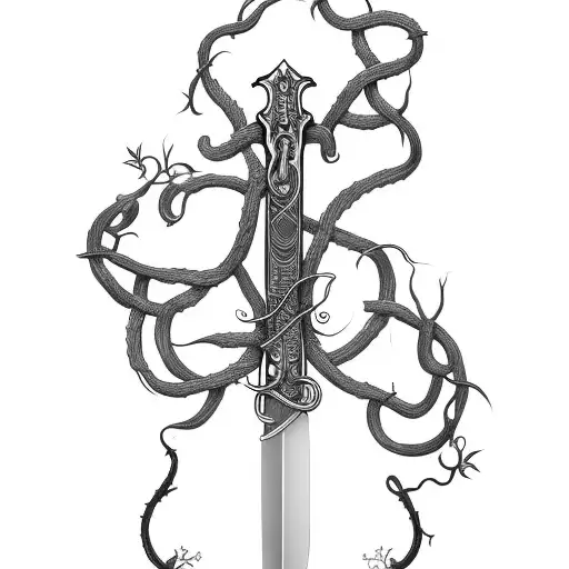 Sword With Vines