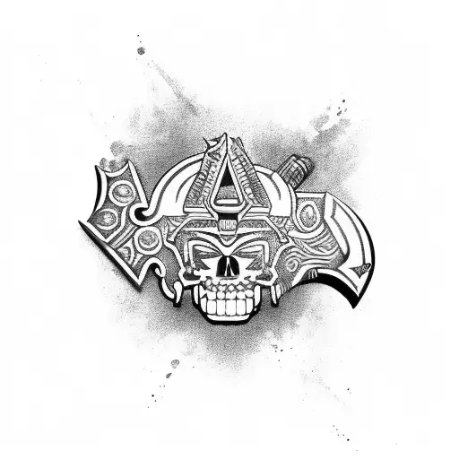 Aztec Obsidian Dagger