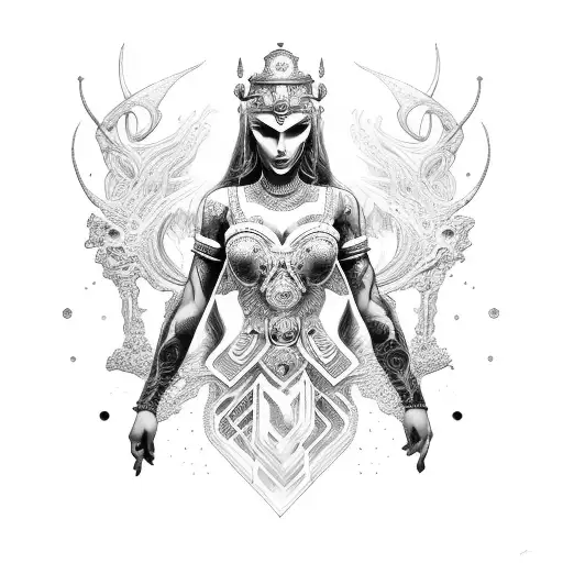 Mystical Goddess From Space