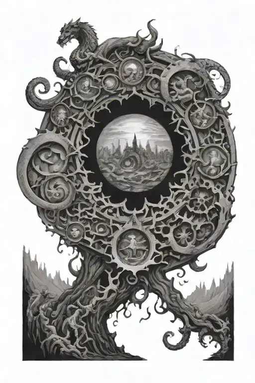 Dantes Inferno 9 Circles Of Hell Horizontal Each Circles Respresented Loyal To The Book