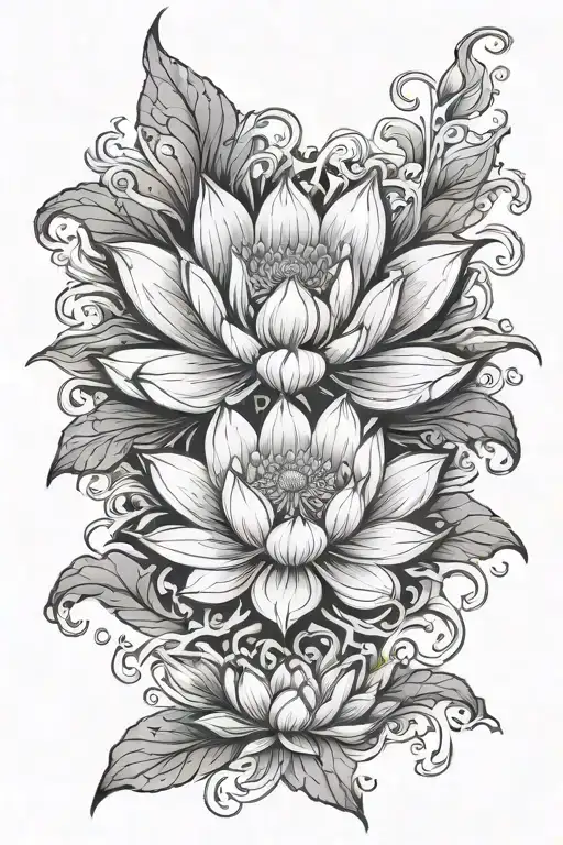 Black Smoke Background And A White Lotus That Grows From Darkness
