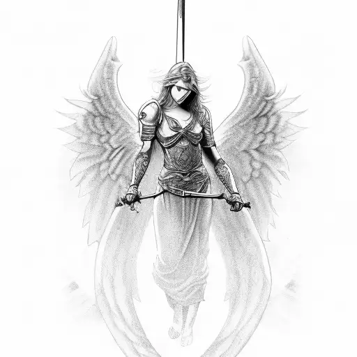 Angel Take Sword