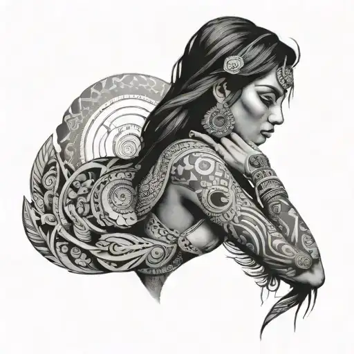 Indian Woman Looking