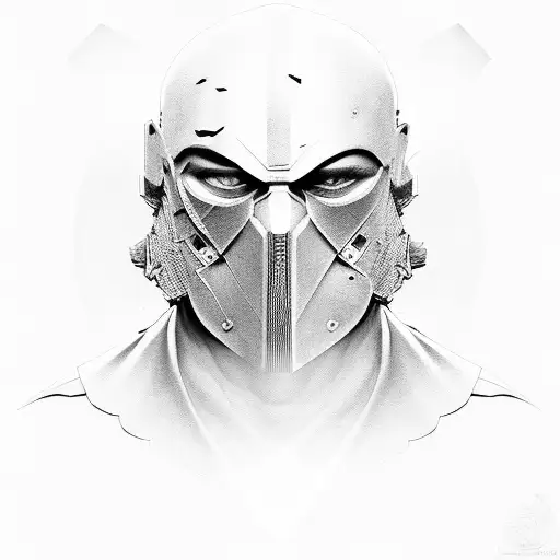 Shadow Roman Warrior With Faceshield And Shadows