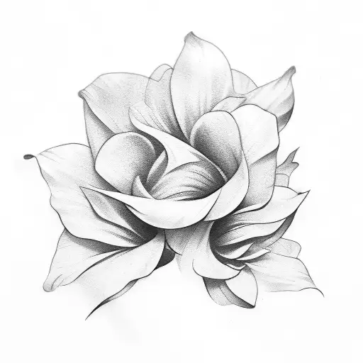 Hawaiian Flower Sleeve