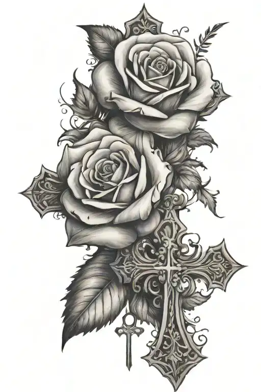 Rose And Cross