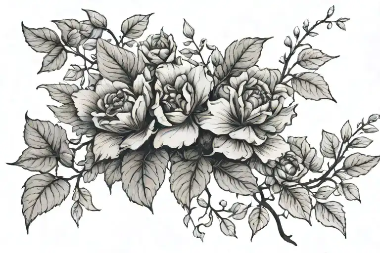 A Climbing Plant Around Collarbone