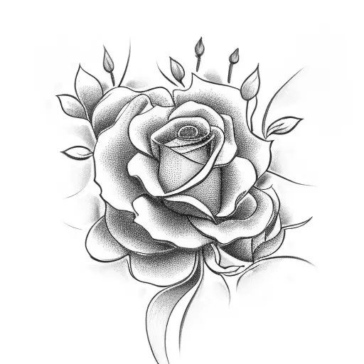 Ankle Gothic Flowers