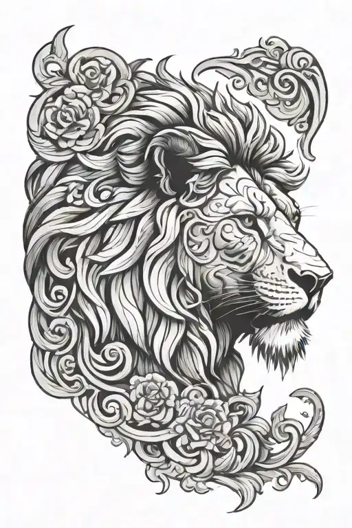 Lion And Number 1906