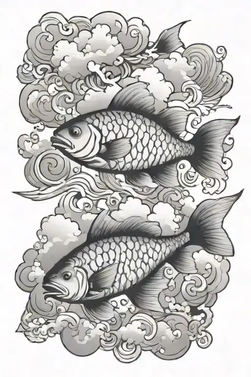 Fish Clouds Surrounding