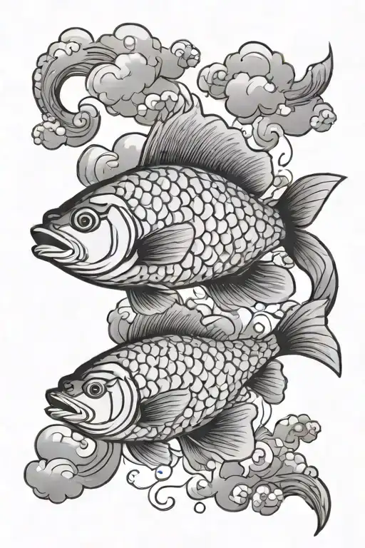 Fish Clouds Surrounding