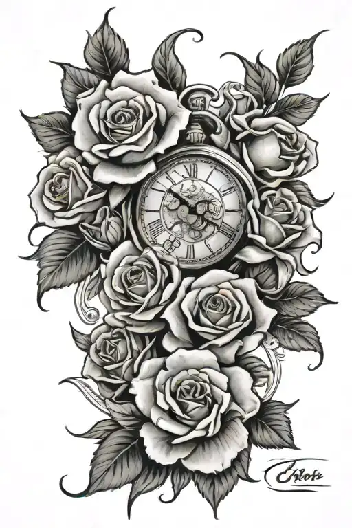 Clock Roses