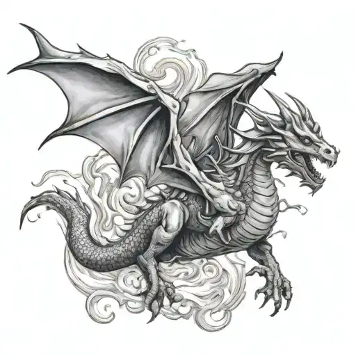 Dragon Flying