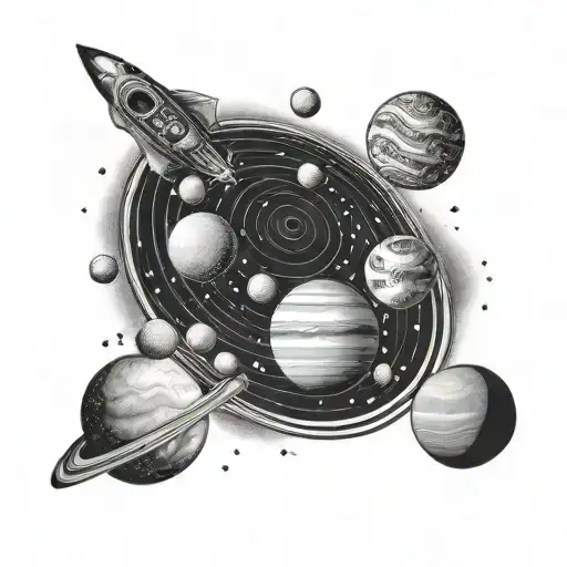 Galaxy Themed Solar System