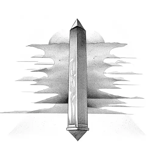 Obelisk The Tormentor With Colleseum In The Background