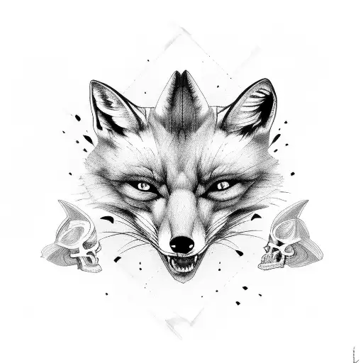 Fox And Skull