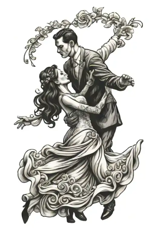 Wedding Couple Dancing