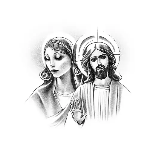 Mary And Jesus Glamorous Fashion