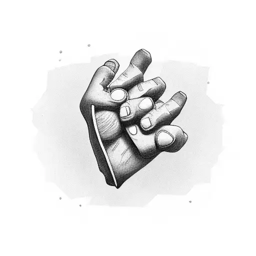 A Broken Heart Held By A Hand