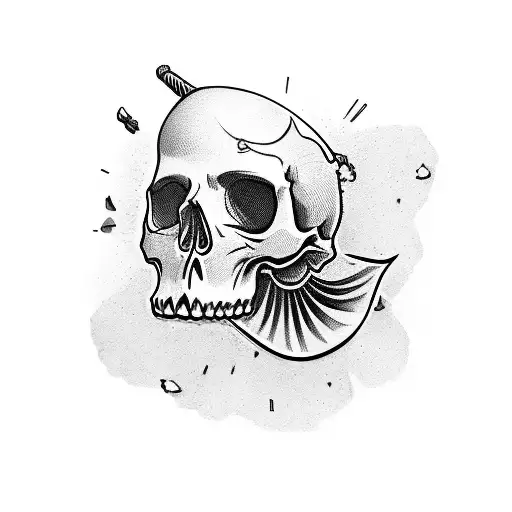 Skull Sailor Jerry Style