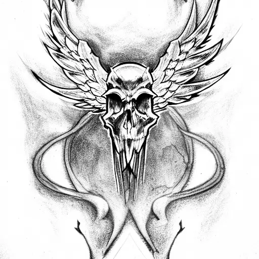 Skull And Phoenix