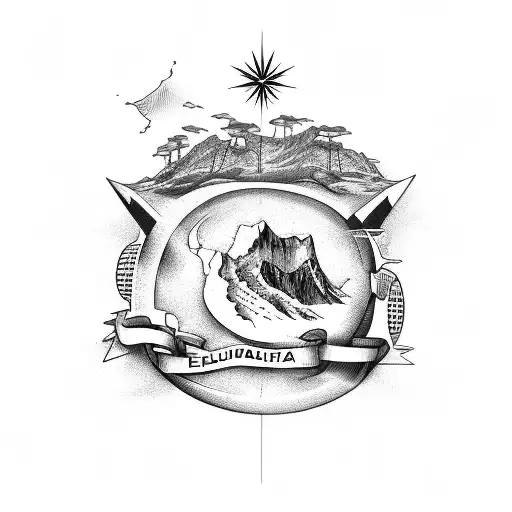 Spell The Word Eureka In The Shape Of California