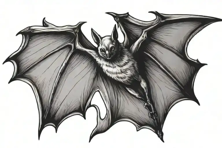 Bat Flying