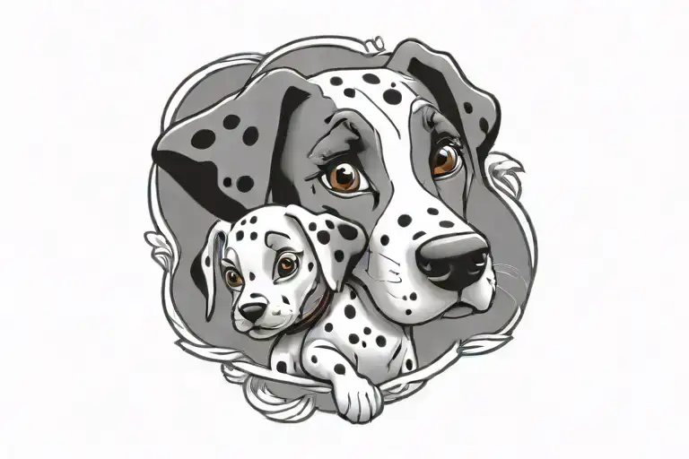 101 Dalmatians Puppies Cartoon