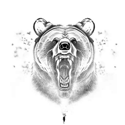 Grizzly Bear Growling