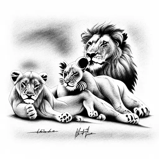 Lion Family